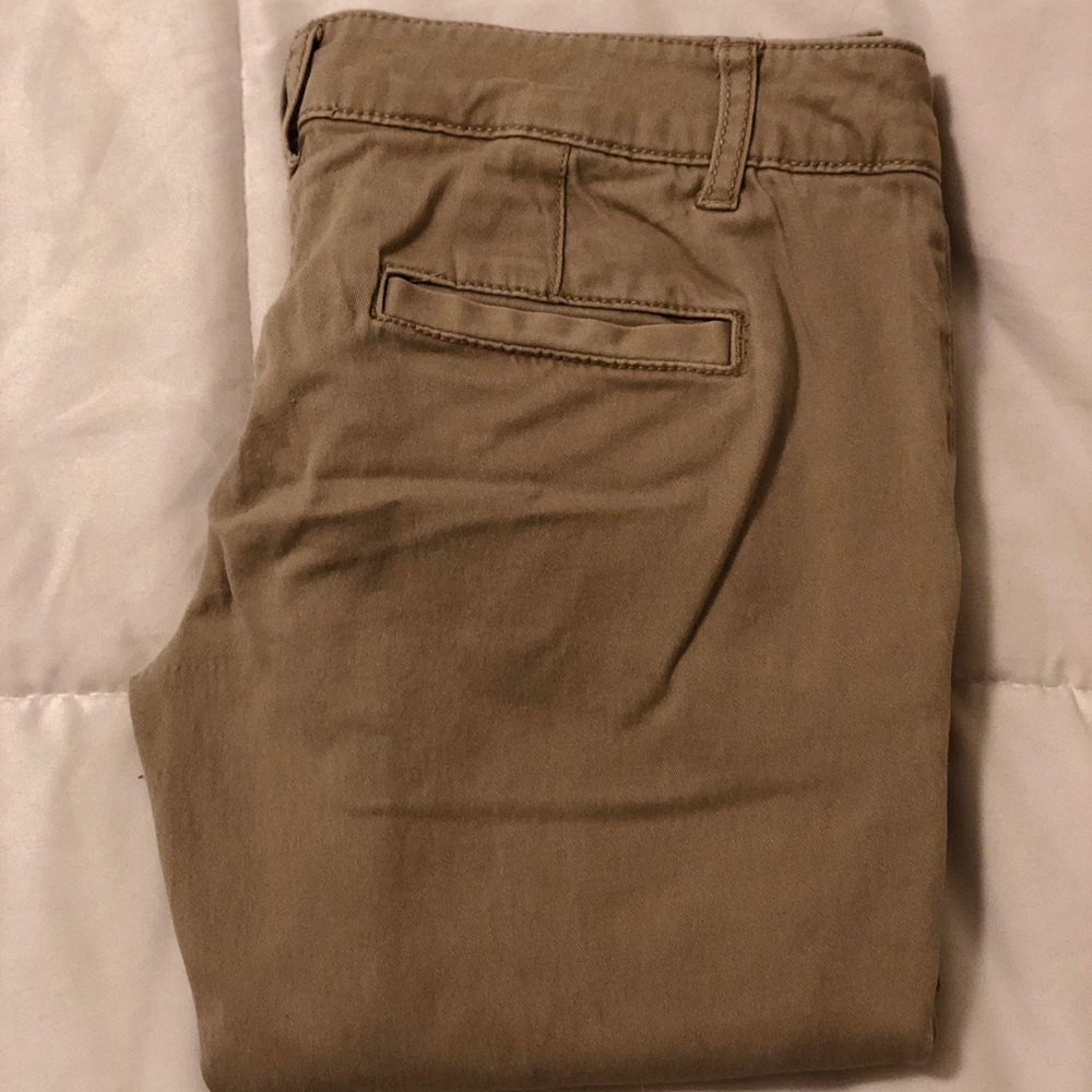 Low Rise Skinny Khakis